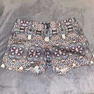 Express paisley printed editor shorts